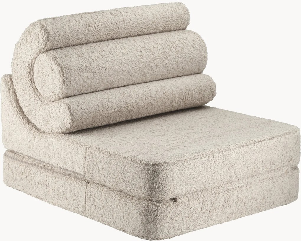 Poltrona pieghevole per bambini in teddy fatta a mano Flipster