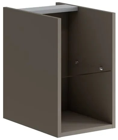 Scocca per base sottolavabo Opera laccato opaco grigio carbone L 30 x H 50 x P 45.5 cm