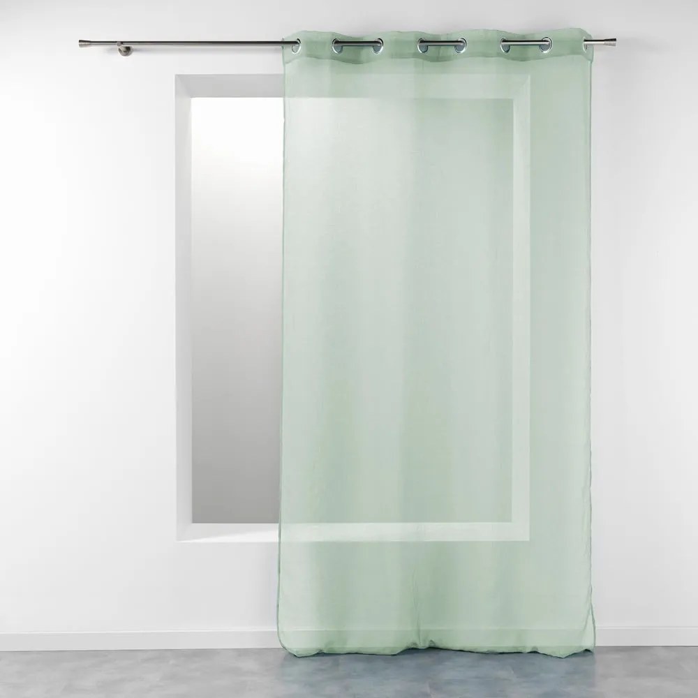 Tenda sottile verde chiaro 140x280 cm Telma – douceur d'intérieur