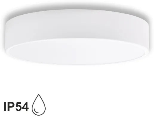 Brilagi - Plafoniera da bagno CLARE 3xE27/24W/230V diametro 40 cm bianco IP54
