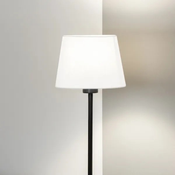 Brilagi - Lampada da terra LED CERIA 1xE27/40W/230V Ø 20,5 cm bianco/nero
