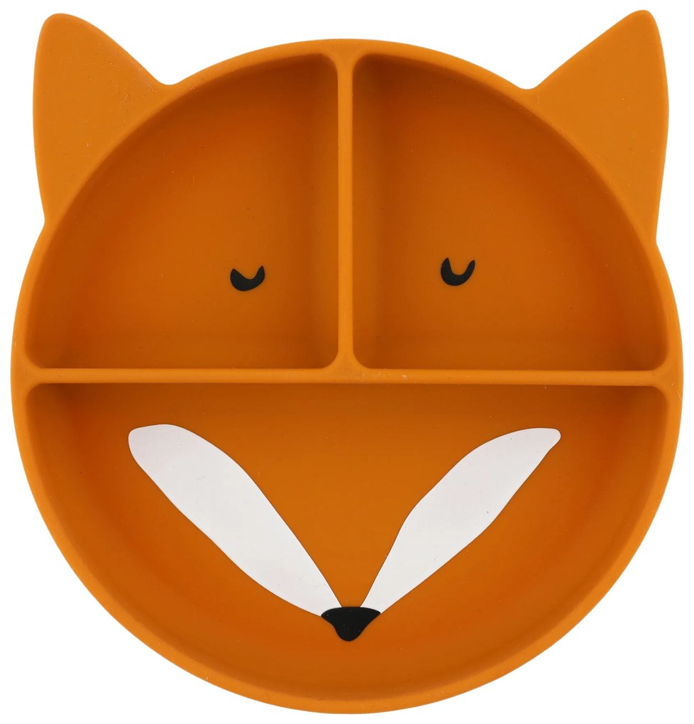 Piatto in silicone con ventosa Mr. Fox