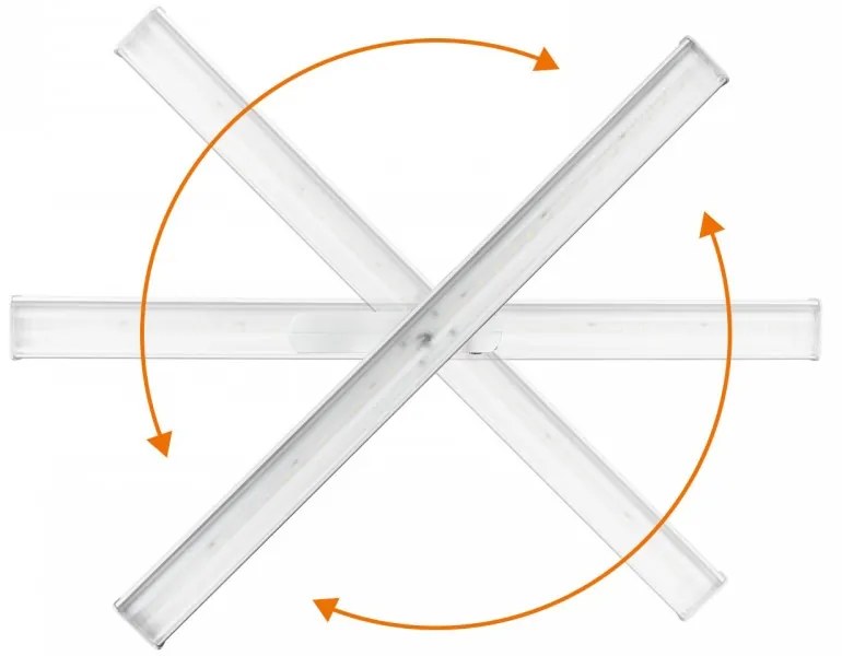 Lampada LED Lineare 34W per binario 60cm Bianca con driver Philips CCT Colore Bianco Variabile CCT