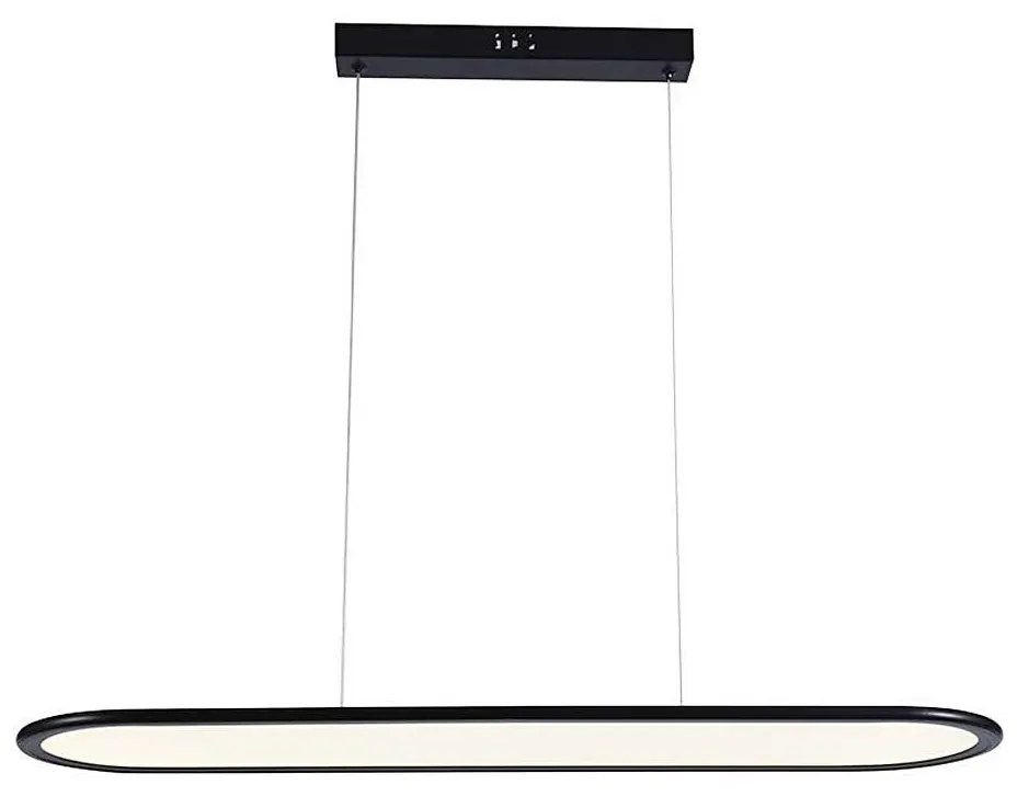 Lampadario LED a sospensione con filo LED/24W/230V 3000K nero