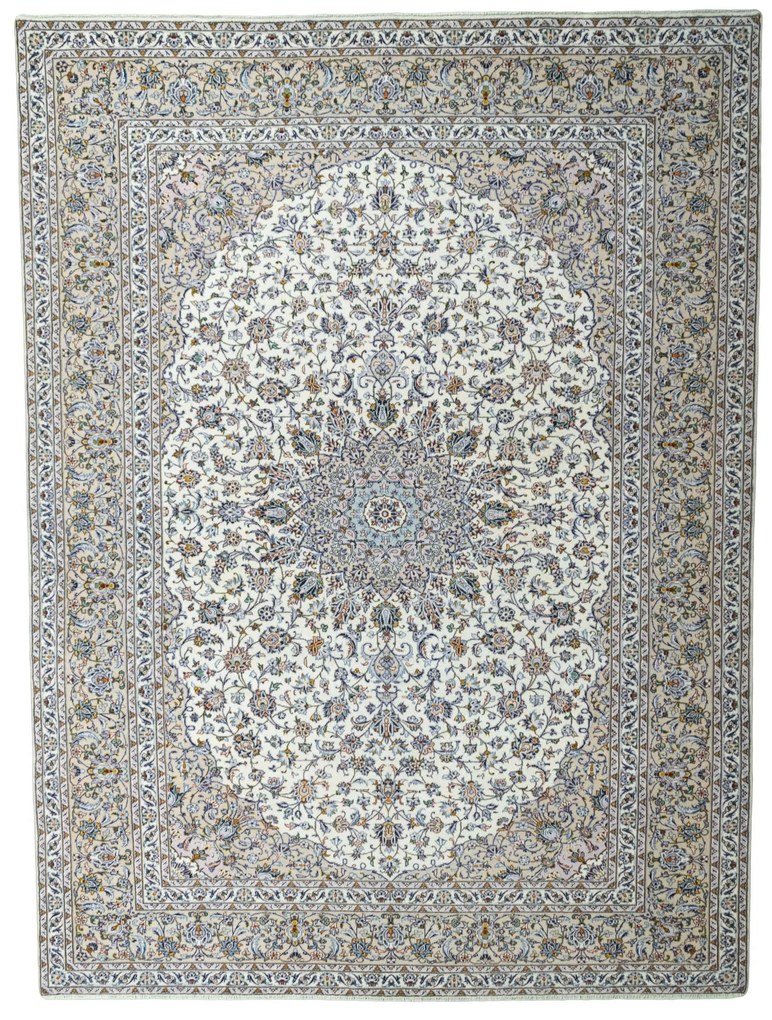 Kashan Tappeto persiano 300x400 Beige (Iran) Annodato A Mano