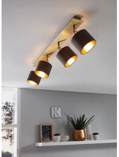 Eglo 97539 - Faretto VALBIANO 4xE14/10W/230V