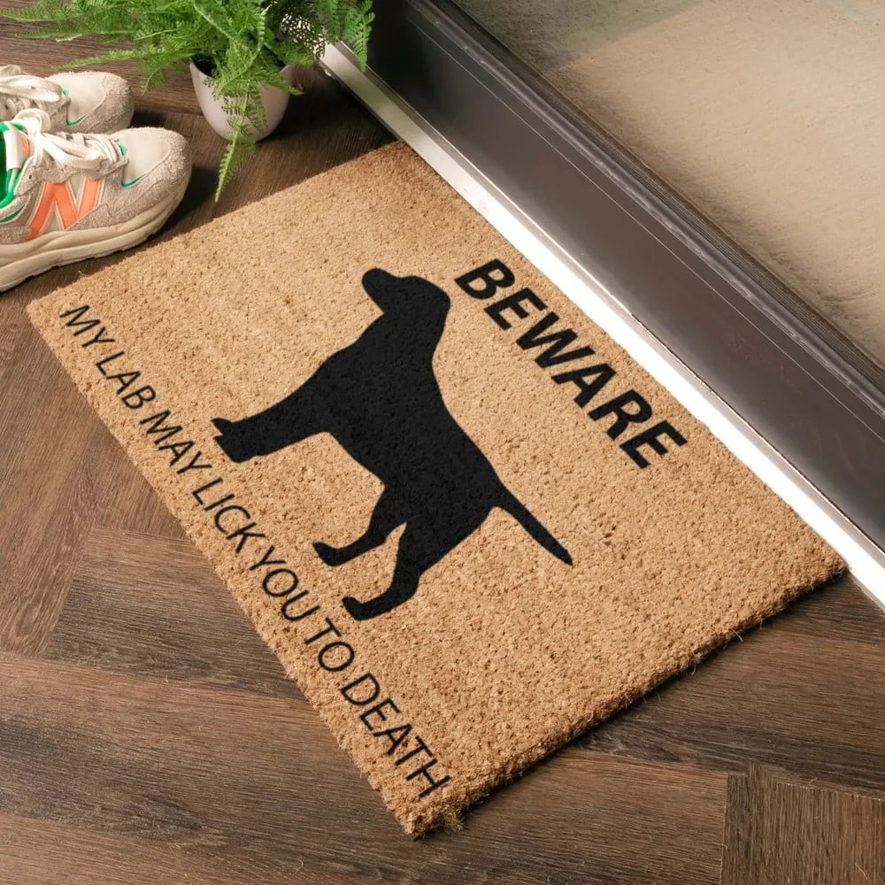 Stuoia di cocco naturale, 40 x 60 cm Labrador - Artsy Doormats