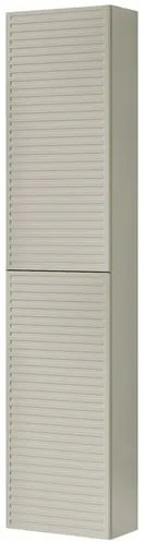 Colonna per mobile bagno Pixel 2 ante P 27 x L 30 x H 160 cm laccato opaco grigio pastello