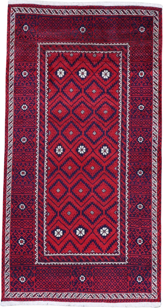 Beluch Tappeto persiano 130x250 (Iran) Annodato A Mano