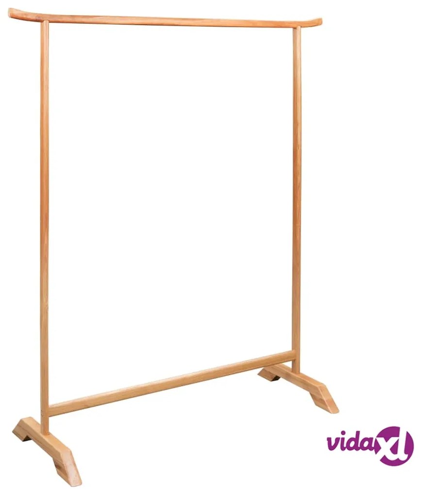 vidaXL Appendiabiti 125x150 cm in Massello di Rovere