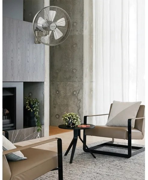 Lucci air 213126 - Ventilatore da parete BREEZE 55W/230V cromo opaco + tc