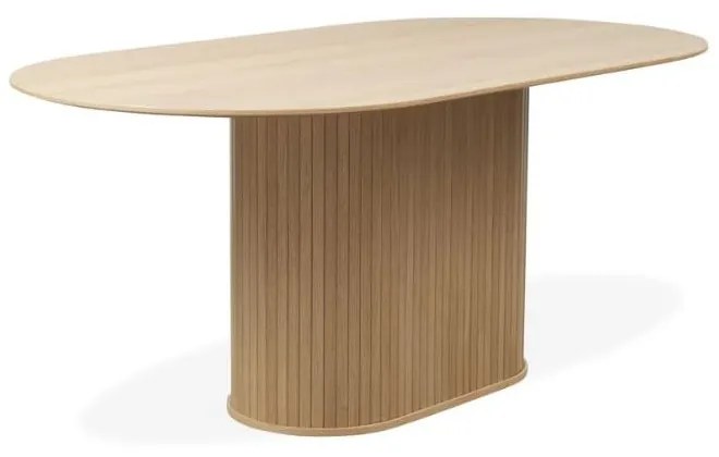 Tavolo da pranzo con piano in rovere 95x180 cm Nola - Unique Furniture