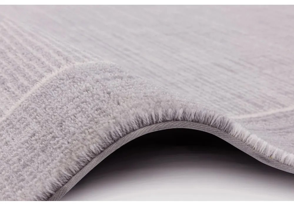 Tappeto in lana grigio 133x180 cm Linea - Agnella