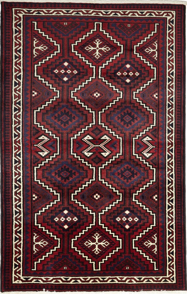 Lori Tappeto persiano 260 x 170 Rosso (Iran) Annodato A Mano