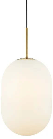 Lampadario a sospensione con filo ALIAS 1xE14/40W/230V diametro 24 cm oro