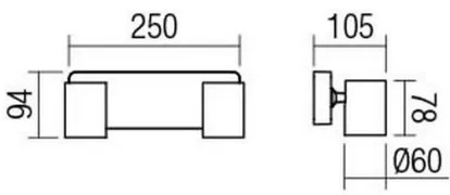 Redo 04-469 - Luce Spot CAMEO 2xGU10/50W/230V