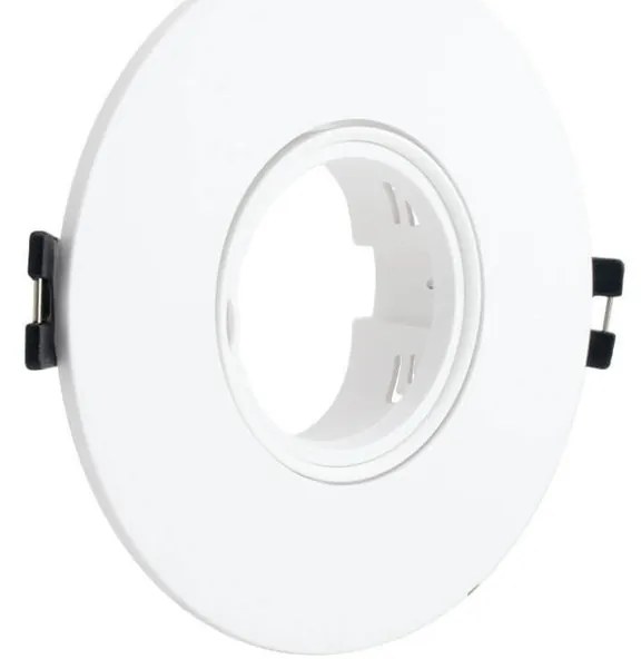 Faretto da Incasso Orientabile Foro Ø75-80mm Bianco