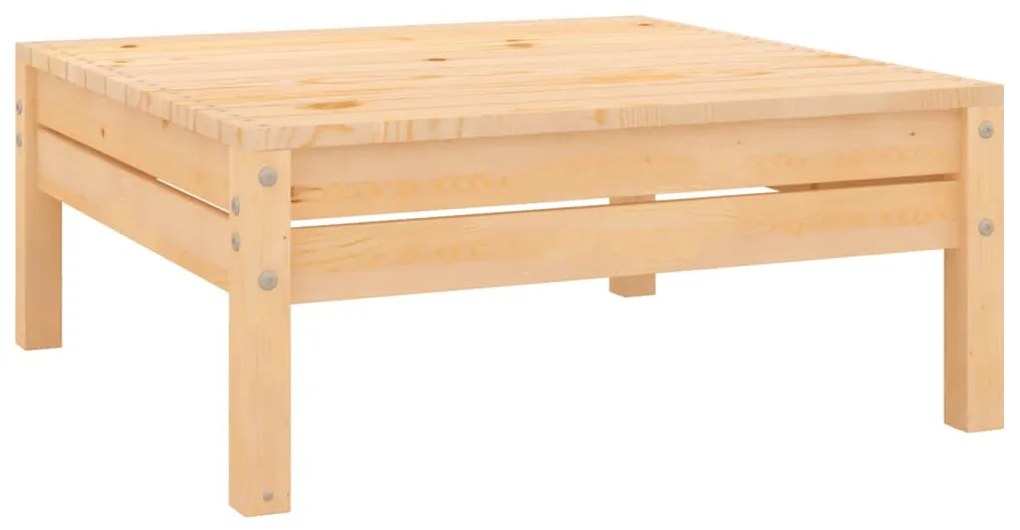 Set Salotto da Giardino 4 pz in Legno Massello di Pino