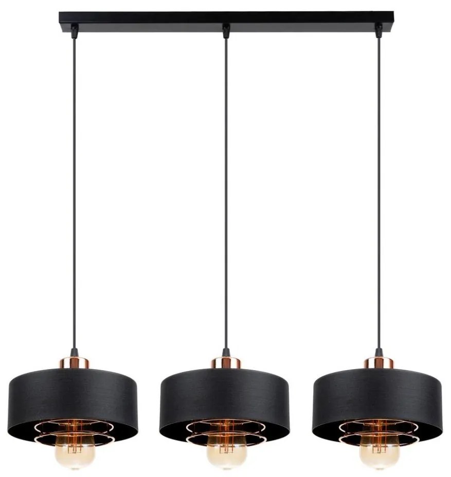 Lampadario a sospensione con filo VEST 3xE27/60W/230V