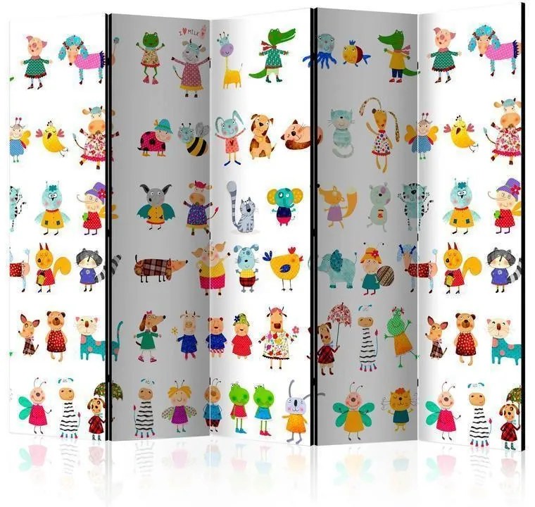 Paravento Cartoon Pets II [divisori da interno]