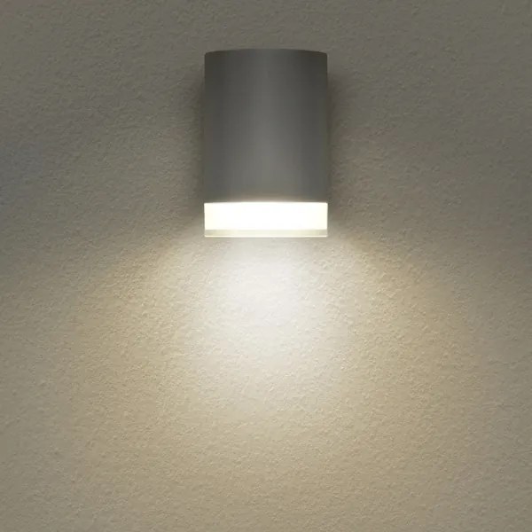 Brilagi - Applique da esterno LED RGBW MATERA 1xGU10/6W/230V grigio IP54