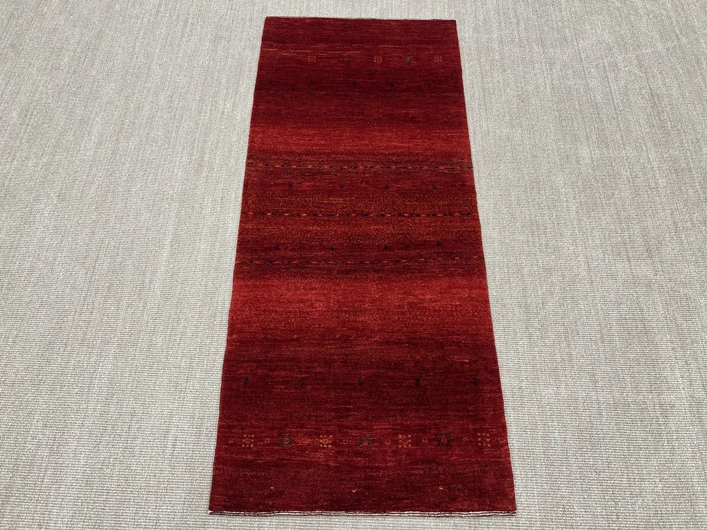 Loribaft Tappeto persiano 90 x 210 Rosso (Iran) Annodato A Mano