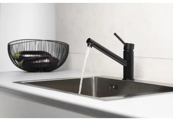 KFA Armatura 6533-915-81 - Rubinetto per lavello ANDRA ottone/opaco nero