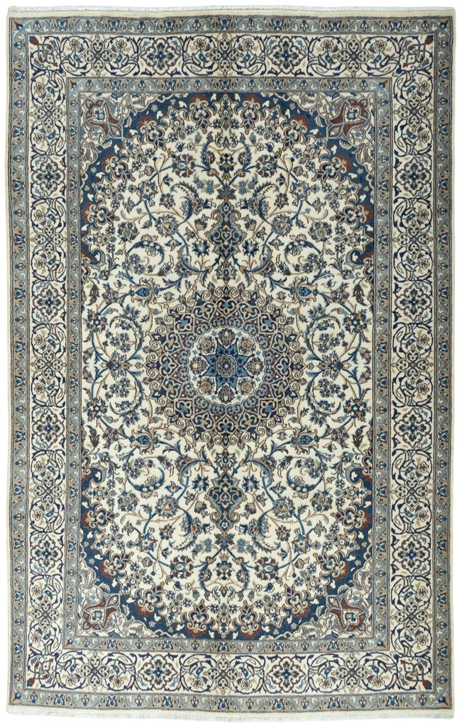 Nain Tappeto 300x190 Beige (Iran) Annodato A Mano
