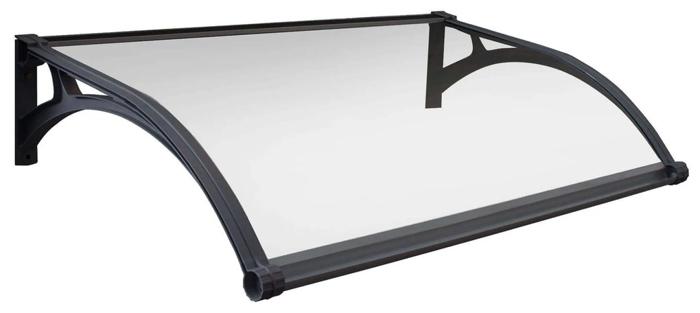 LEDDY - pensilina porta ingresso in policarbonato fotovoltaica con led