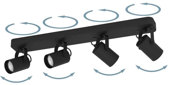 Eglo 900333 - Faretto LED SOREGO 4xGU10/3W/230V