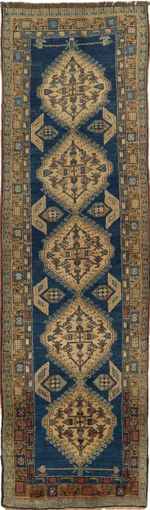 Sarab Tappeto persiano 390x120 (Iran) Annodato A Mano
