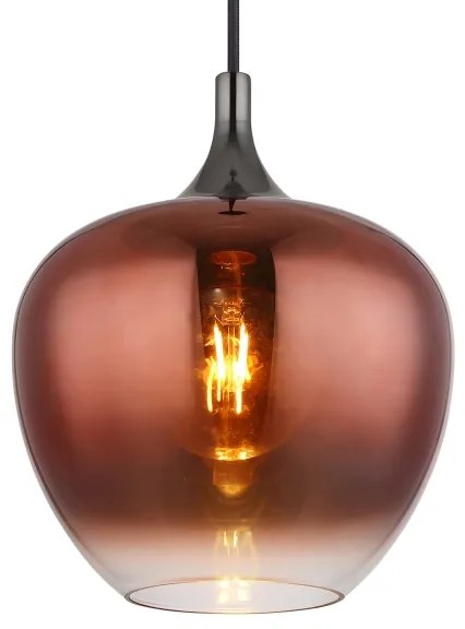 Globo 15548HG - Lampadario a sospensione con filo MAXY 1xE27/60W/230V rame