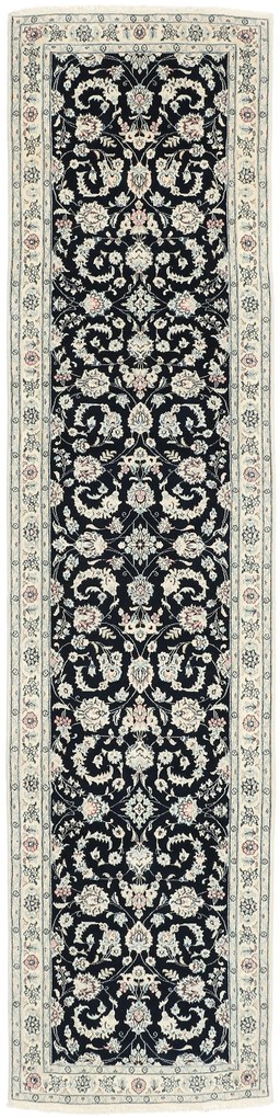 Nain Tappeto 70x300 (Iran) Annodato A Mano