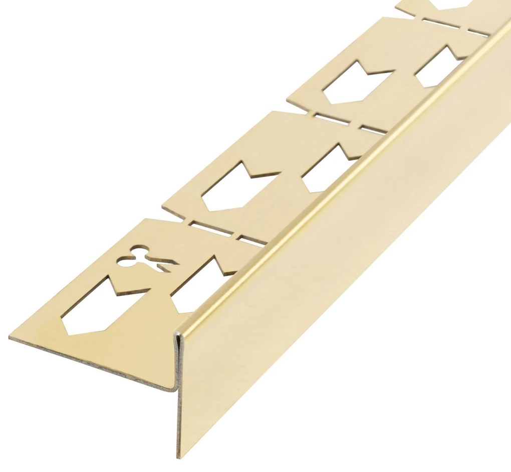 Profilo doccia pendenzato  140cm Gold