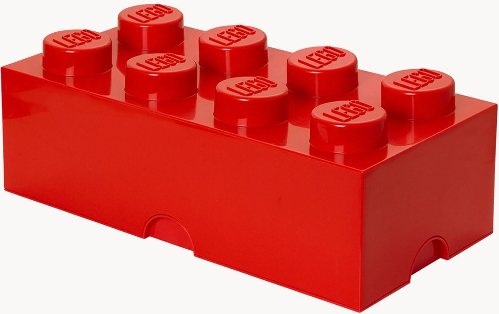 Scatola portaoggetti per bambini LEGO Brick con 8 bottoni
