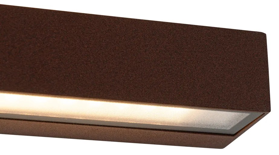 Applique da parete industriale ruggine incl. LED IP65 - Steph