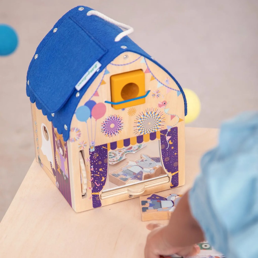 Lilliputiens - Casetta in legno delle illusioni ottiche