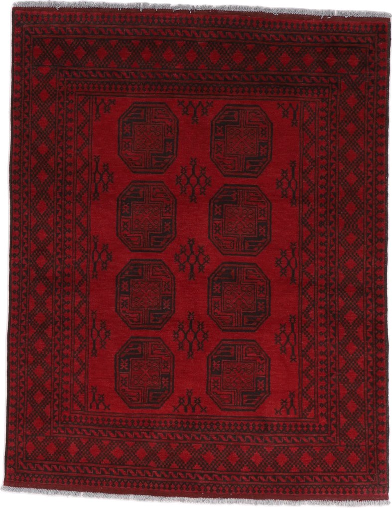 Afghan Tappeto 190 x 150 (Afghanistan) Annodato A Mano