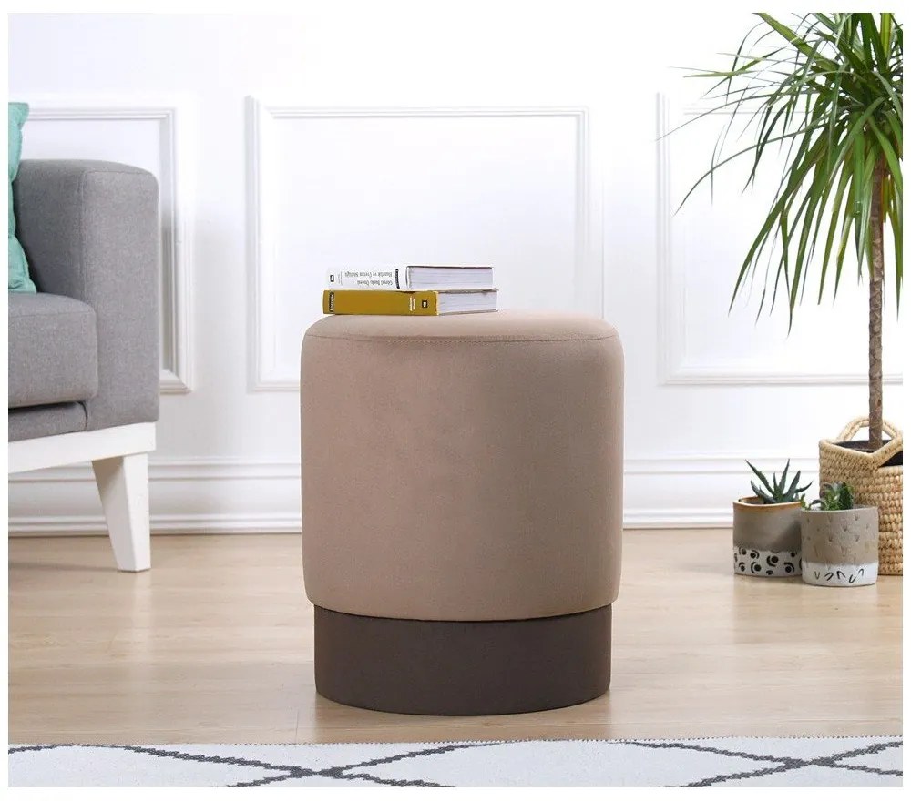 Sgabello marrone chiaro Ropp - Artie