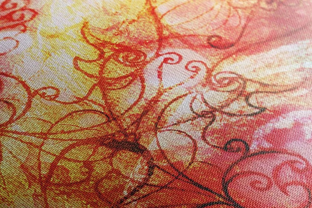 Stampa su tela – Occhi blu con elementi astratti