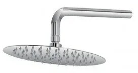 Braccio Doccia Tondo 25cm di design con attacco Soffione Inclinato