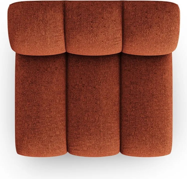 Divano componibile color mattone (solo con parte centrale) Lupine – Micadoni Home