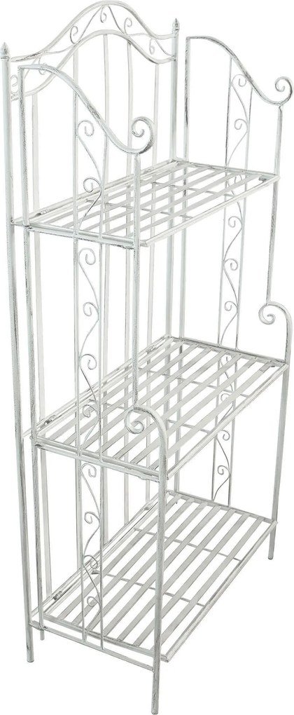 FLAVIENNE - scaffale 3 piani stile provenzale in ferro verniciato