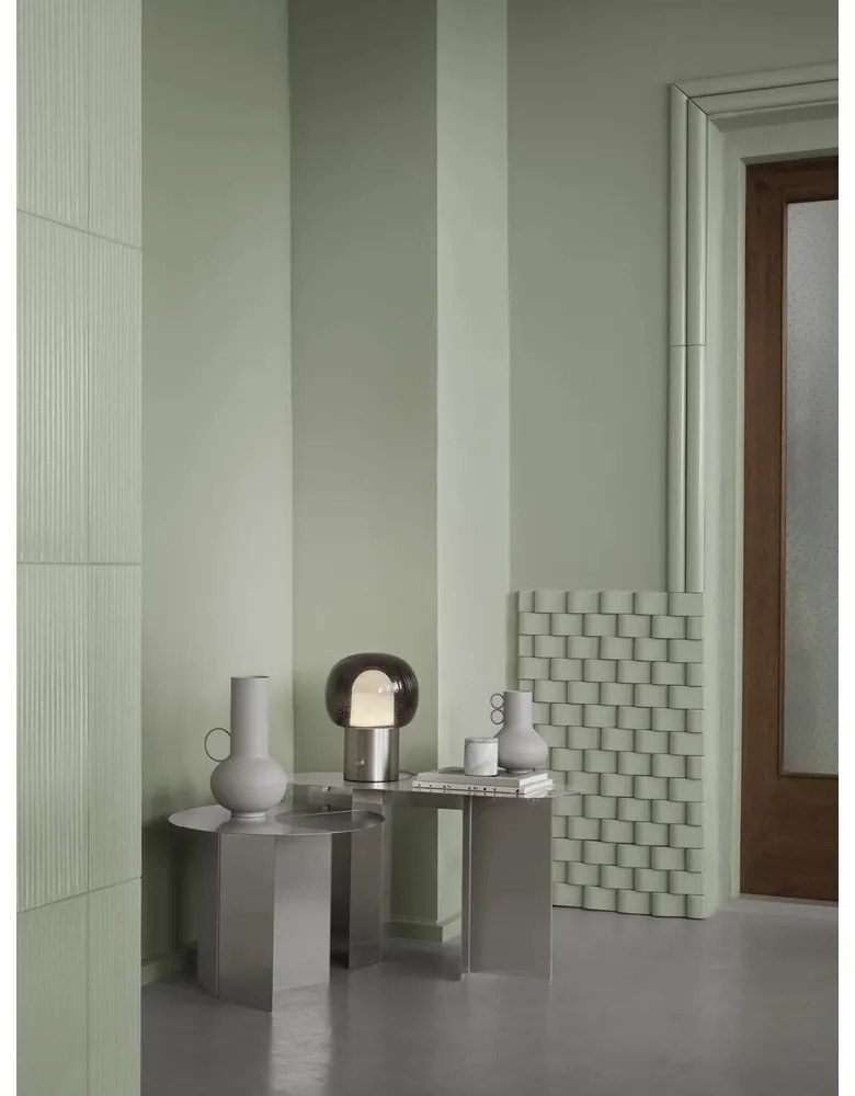 Tavolino rotondo in acciaio inox ø 50 cm Oru – Blomus