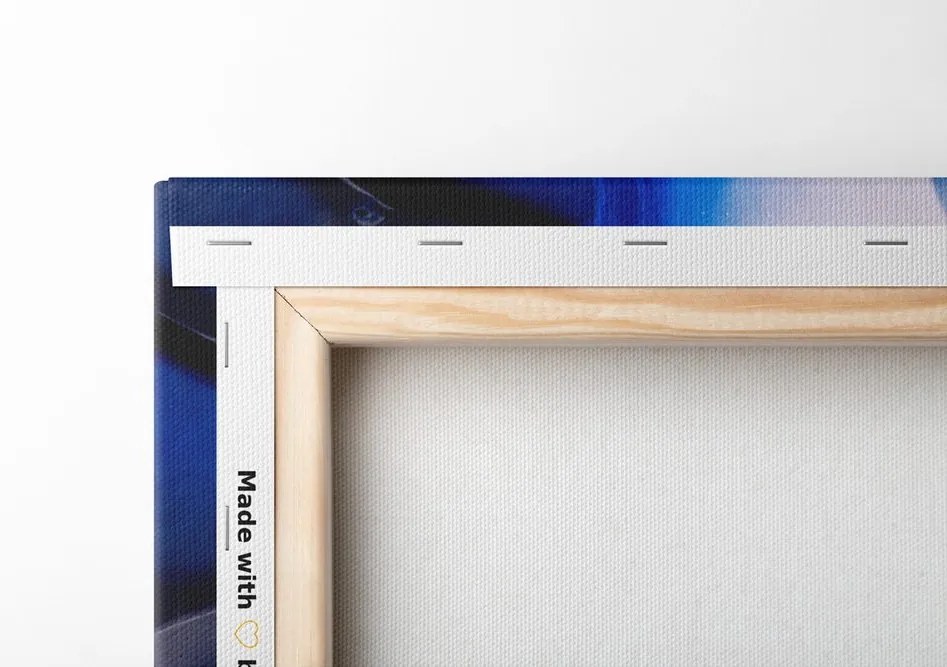 Quadro su tela – Pittura astratta a tre colori