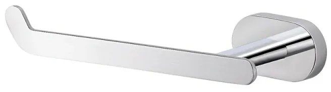 Portarotolo carta igienica singolo a muro Gedy serie Bernina in acciaio inox