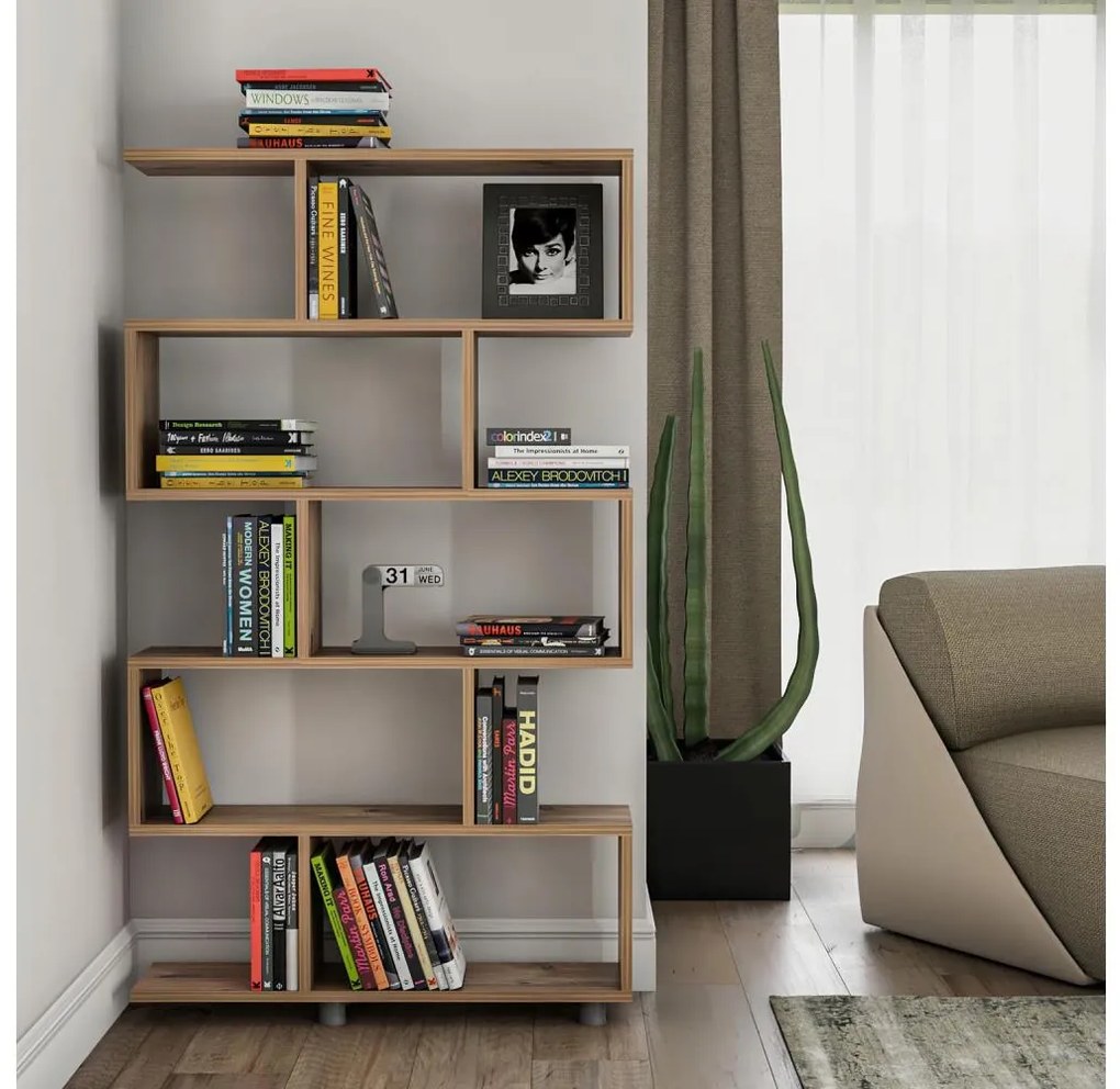 Libreria ELIF 156x90 cm marrone