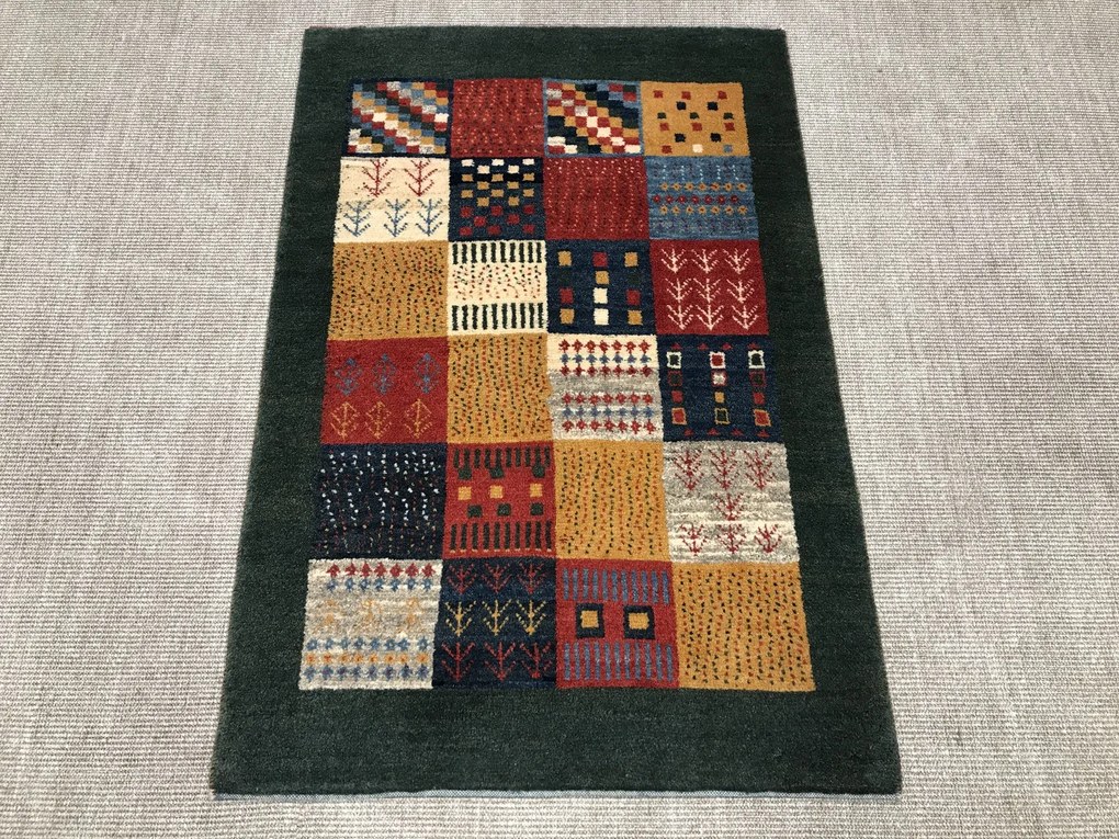 Gabbeh Tappeto 90 x 140 (Iran) Annodato A Mano