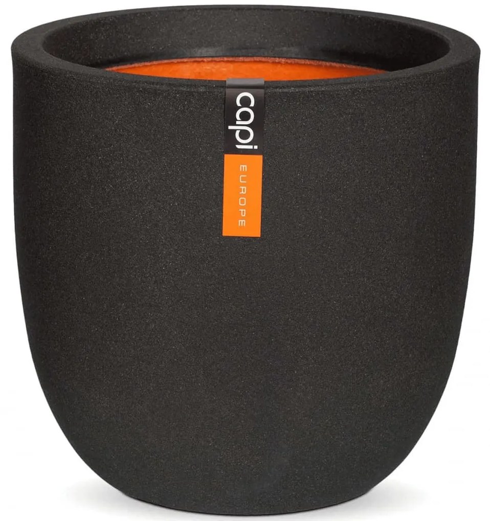 Fioriera Urban Smooth Rotonda 54x52 Cm Nera Kbl935 /