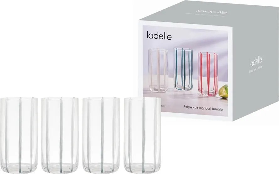 Set di bicchieri 4 pz 450 ml Stripe – Ladelle